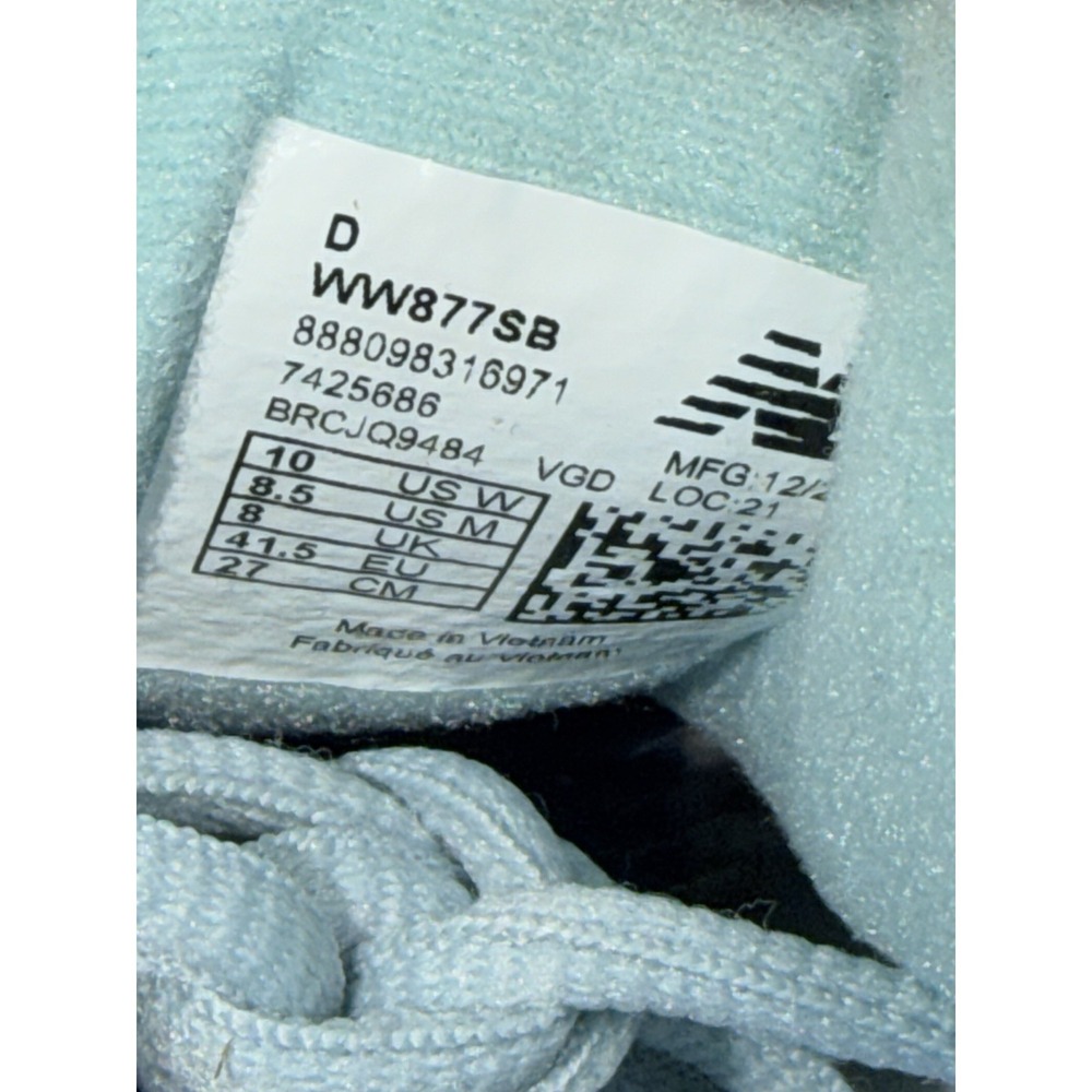 New Balance 877 V1 Women Size 10 Wide D Grey Comfort Shoes Gym Sneakers WW877SB - Picture 9 of 9